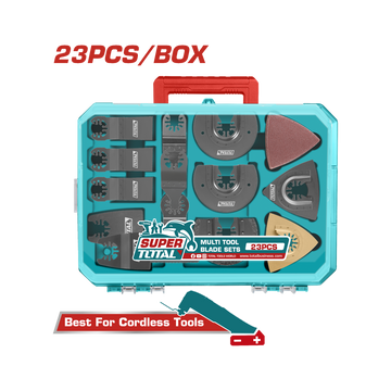 Total 20V Multi Tool Blade Set 23Pc TAKTMT2301