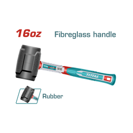 Image of Total Power Tool Total Rubber Mallet Hammer 16OZ /450g THRUH6816