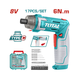 Total Cordless Screwdriver 8V TSDLI08025