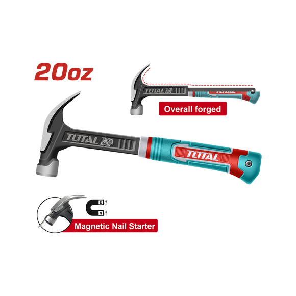 Image of Total Power Tool Total Claw Hammer 560g THCH61020L