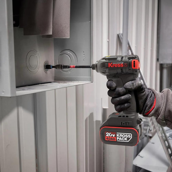 Kress 1/4" Impact Driver 20V BL 230NM 3 Mode TOOL ONLY