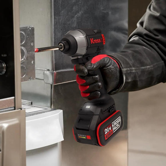 Kress 1/4" Impact Driver 20V BL 230NM 3 Mode TOOL ONLY