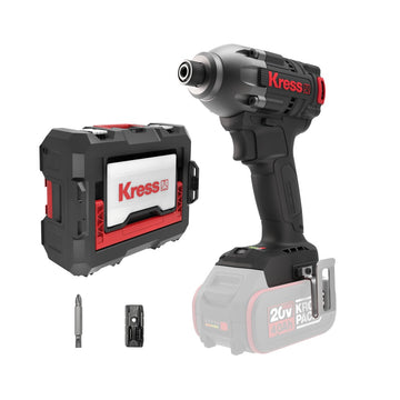 Kress 1/4" Impact Driver 20V BL 230NM 3 Mode TOOL ONLY