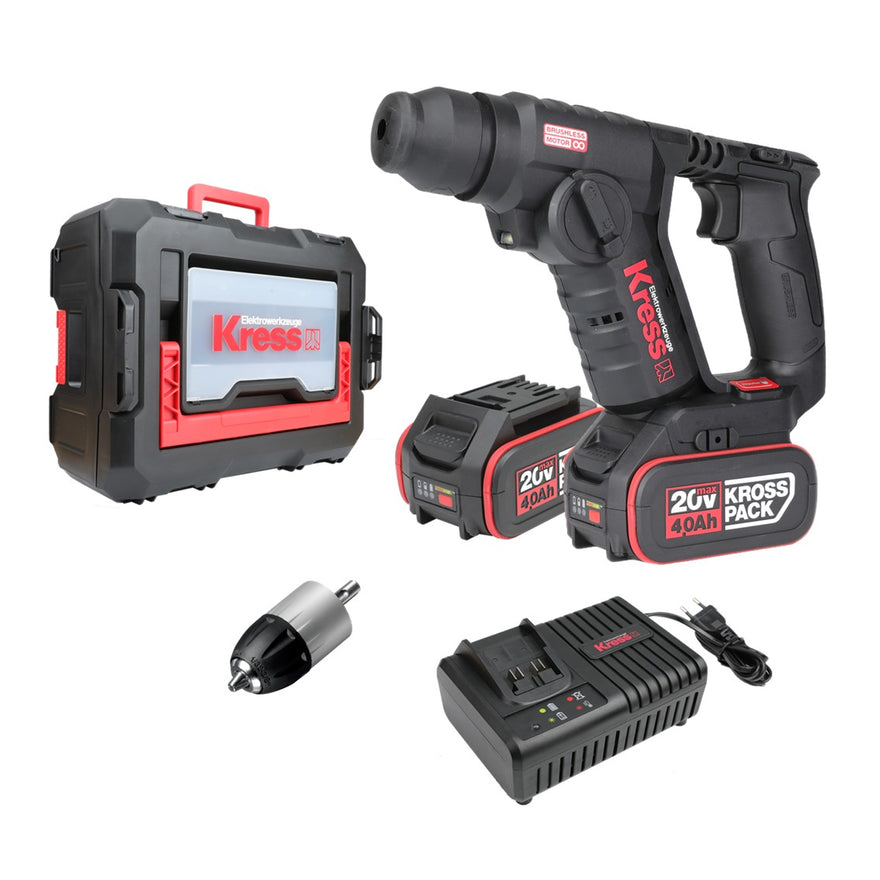 Kress Rotary Hammer BL SDS+ 20mm 1.7J 20V Kit