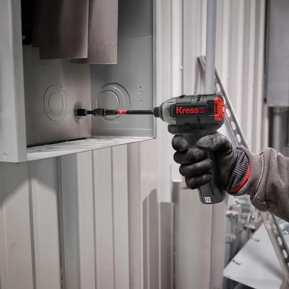 Kress 1/4" Impact Driver 12V BL 140NM Kit