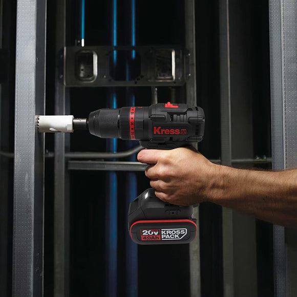 Kress Hammer Drill BL 13mm 60Nm 20V Kit