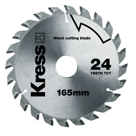 Kress Circular Saw TCT Blade 165mm 24T