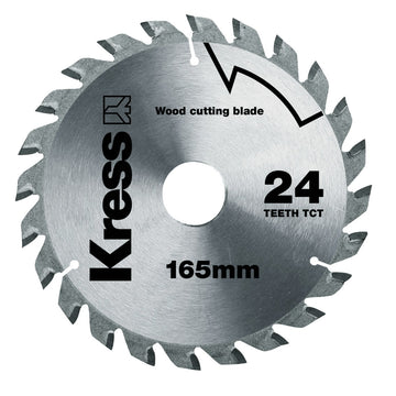 Kress Circular Saw TCT Blade 165mm 24T