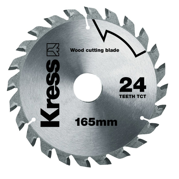 Kress Circular Saw TCT Blade 165mm 24T
