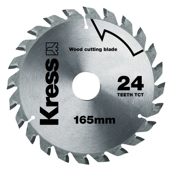 Kress Circular Saw TCT Blade 165mm 24T