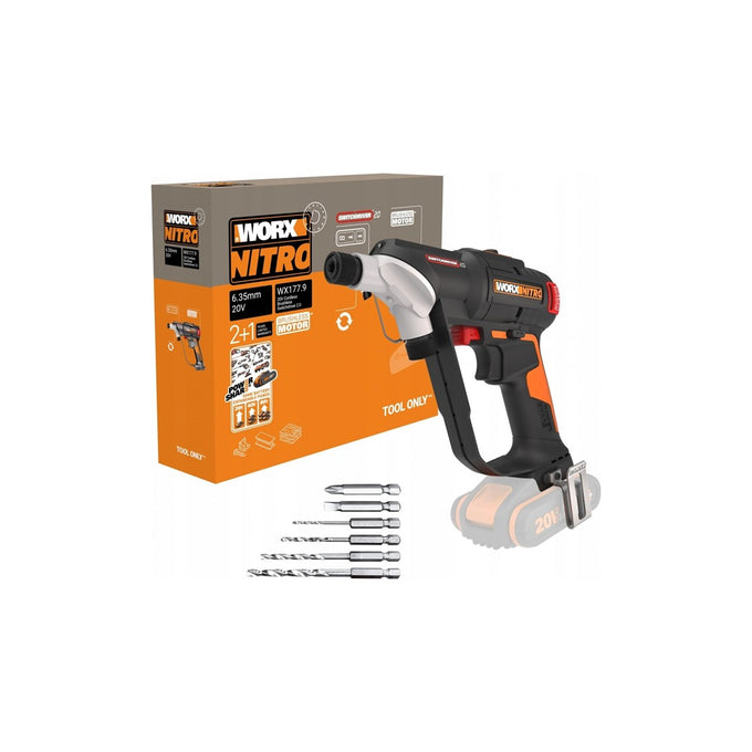 Worx NITRO Switchdriver BL 2-In-1 Drill & Driver 20V TOOL ONLY