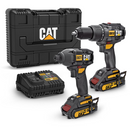 Cat 2in1 Combo Kit 18V (Hammer Drill & Impact Driver)-1