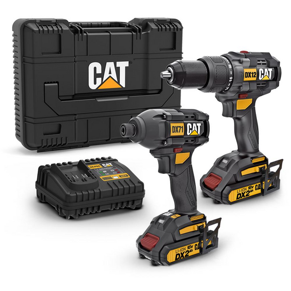Cat 2in1 Combo Kit 18V (Hammer Drill & Impact Driver)