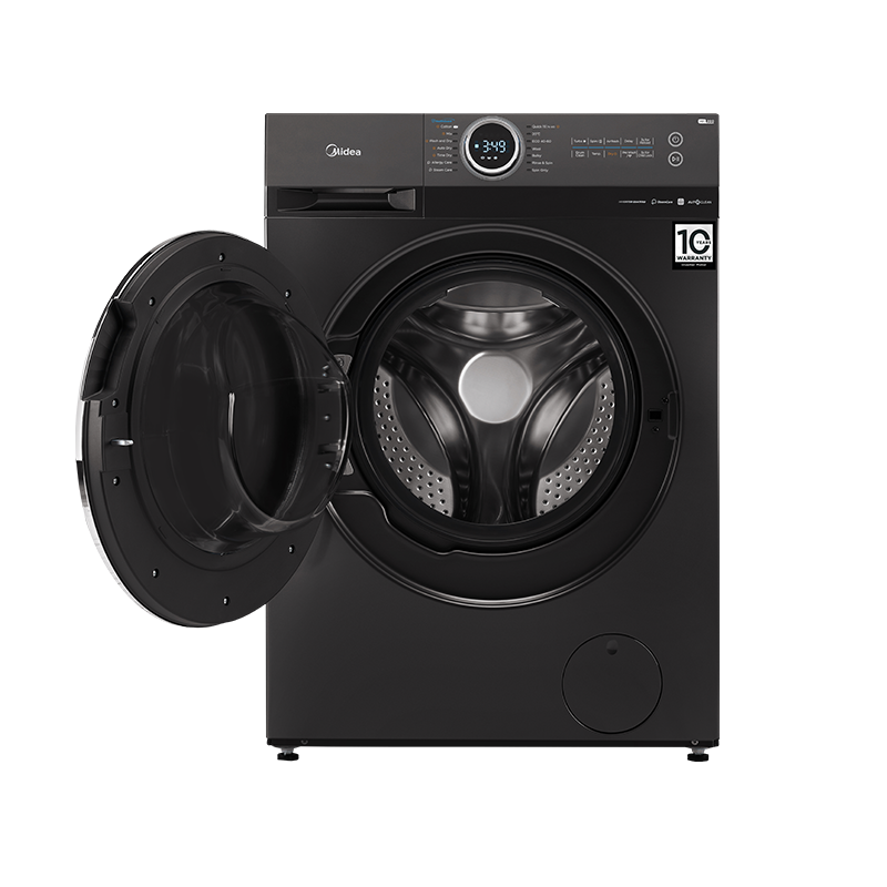 Midea 10Kg Inverter Front Load Washing Machine Titanium - 0
