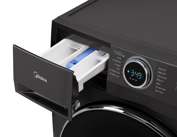 Midea 10Kg Inverter Front Load Washing Machine Titanium