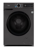 Midea 8 kg Front Loader Washing Machine MF110W80B/T - Titanium Gray-1