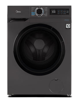 Midea 8 kg Front Loader Washing Machine MF110W80B/T - Titanium Gray