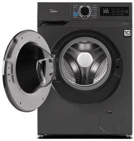 Midea 8 kg Front Loader Washing Machine MF110W80B/T - Titanium Gray - 0
