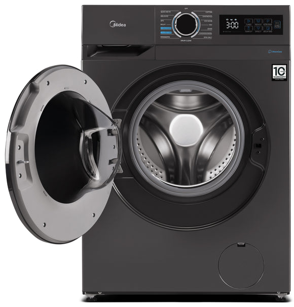 Midea 8 kg Front Loader Washing Machine MF110W80B/T - Titanium Gray