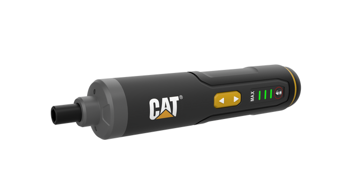 Cat Screwdriver 4V 5Nm with accessories