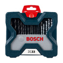 Bosch 33pc X-Line Drill Bit and Screwdriver Bit blue set - image 01