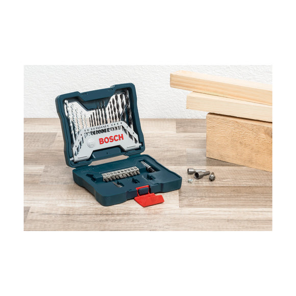 Bosch 33pc X-Line Drill Bit and Screwdriver Bit blue set - image 02