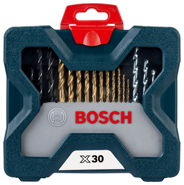 Bosch 30pc X-Blue Line titanium set (drilling & screwdriving)