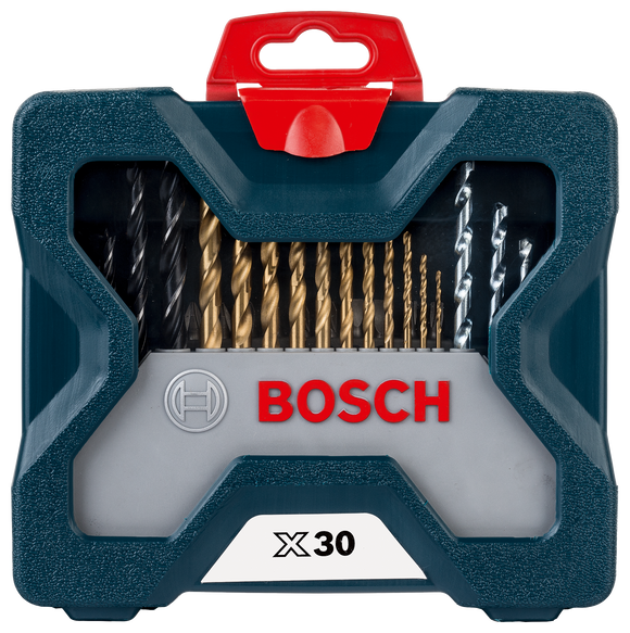 Bosch 30pc X-Blue Line titanium set (drilling & screwdriving)
