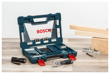 Bosch 83pc V-Blue Line titanium set (drilling & screwdriving) - 0