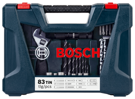 Bosch 83pc V-Blue Line titanium set (drilling & screwdriving)