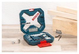 Bosch 34pc X-Blue Line set (drilling & screwdriving & sockets) - 0