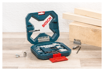 Bosch 34pc X-Blue Line set (drilling & screwdriving & sockets) - 0