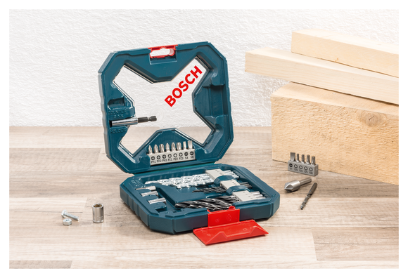 Bosch 34pc X-Blue Line set (drilling & screwdriving & sockets)