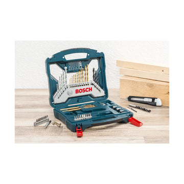 Bosch 50pc X-Line Drill Bit and Screwdriver Bit blue set - image 01