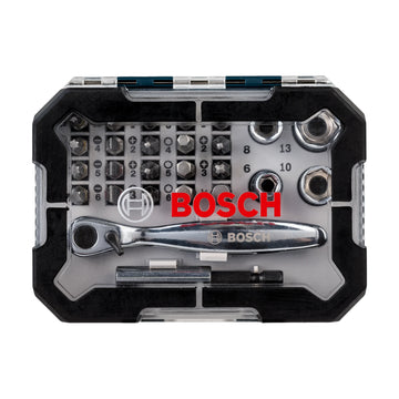 Bosch 26pc Mini ratchet & screwdriver set with Quick release Holder - image 01