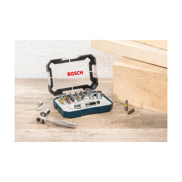 Bosch 26pc Mini ratchet & screwdriver set with Quick release Holder - image 02