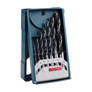 7pc Mini-X-Blue Line wood drill bit set (3-10mm) - image 01