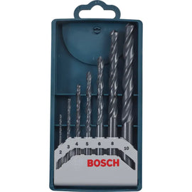 7pc Mini-X-Blue Line metal drill bit set (HSS-R, 2-10mm)