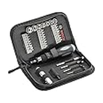Bosch 38pc Blue mixed set (torch, ratchet hand screwdriver, bits, sockets, allen keys) - image 01