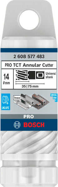 PRO Metal TCT Annular Cutter, 14 x 35 x 75 mm
14 x 35 mm - 0