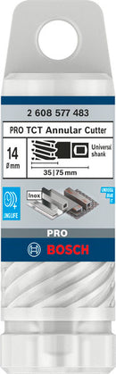 PRO Metal TCT Annular Cutter, 14 x 35 x 75 mm
14 x 35 mm-2