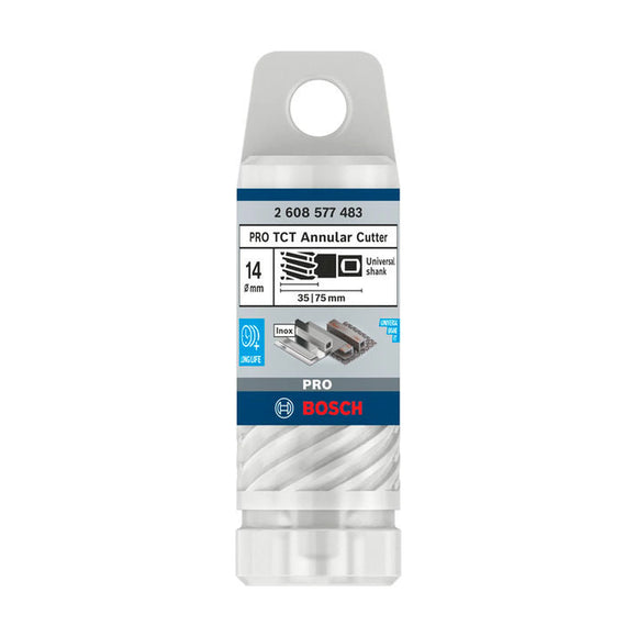 PRO Metal TCT Annular Cutter, 14 x 35 x 75 mm
14 x 35 mm - image 02