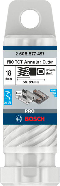 PRO Metal TCT Annular Cutter, 18 x 50 x 93 mm - 0