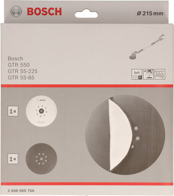 Backing Pad 215mm, Curved Surfaces