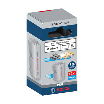 PRO Multi Material Hole Saw, 35 mm, Threaded - image 02
