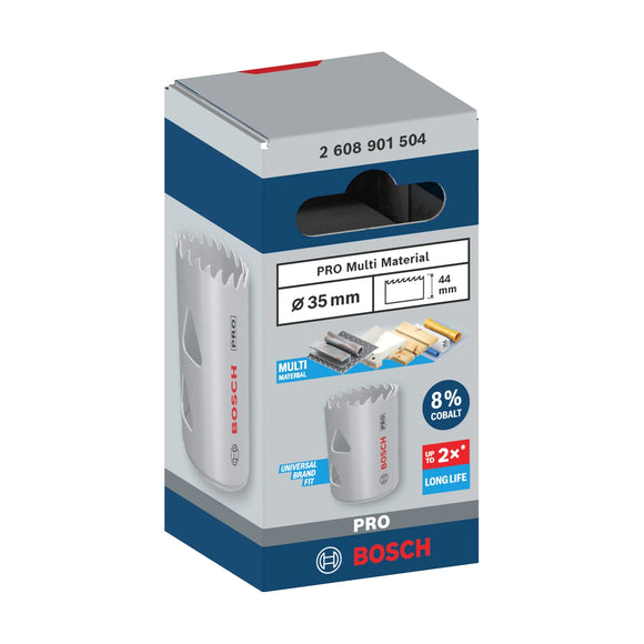 PRO Multi Material Hole Saw, 35 mm, Threaded - image 02