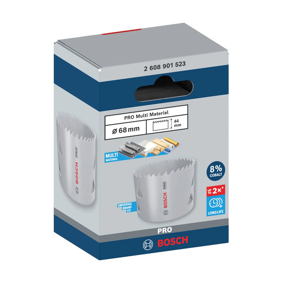 PRO Multi Material Hole Saw, 68 mm, Threaded - image 02
