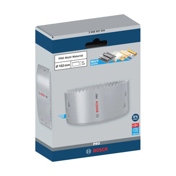 PRO Multi Material Hole Saw, 102 mm, Threaded - image 02
