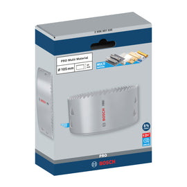 PRO Multi Material Hole Saw, 105 mm, Threaded - 0