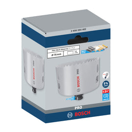 PRO Multi Material PC Plus Hole Saw, 76 mm - 0